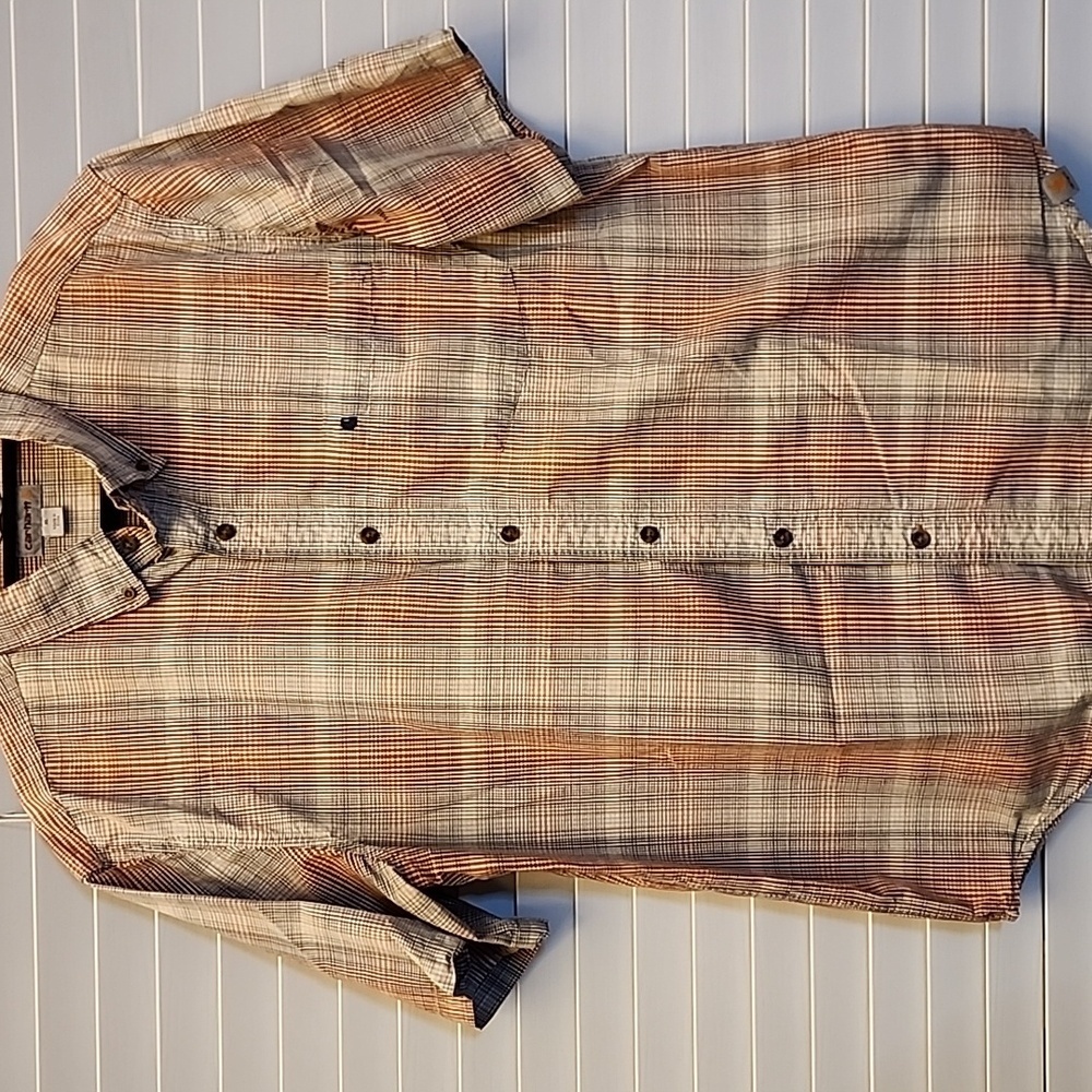 Carhartt Mens Relaxed Fit Short Sleeve Burton Down Sz Xl